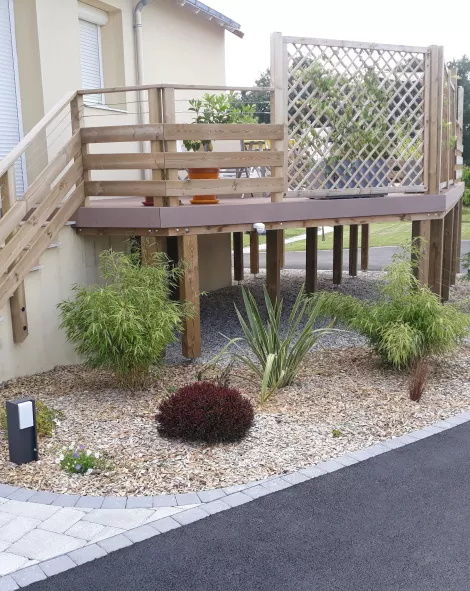 Pergola pour terrasse et jardin en  Loire-Atlantique