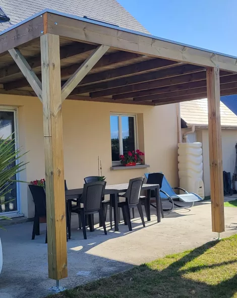 Pergola pour terrasse et jardin en  Loire-Atlantique