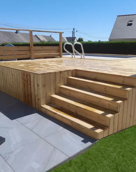 Pergola pour terrasse et jardin en  Loire-Atlantique