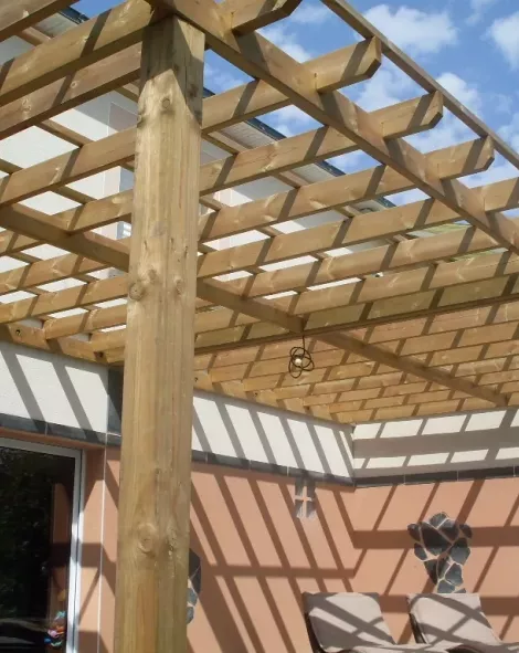 Pergola pour terrasse et jardin en  Loire-Atlantique